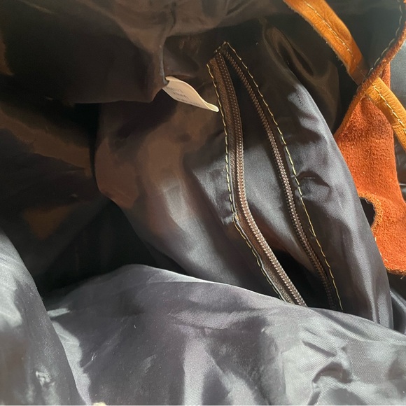 Brown Leather Backpack - Picture 3 of 9